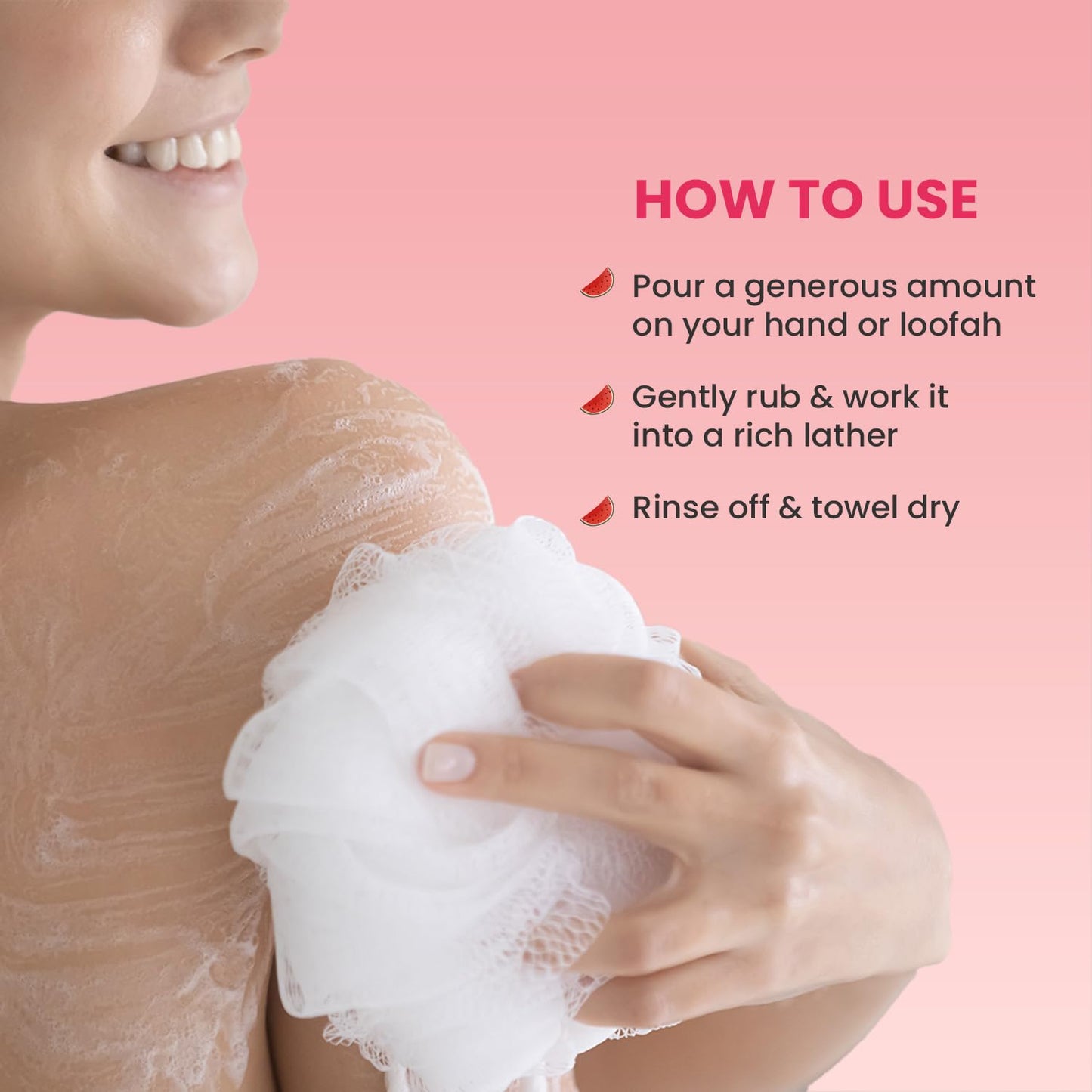 Dot & Key Watermelon Glycolic Shower Gel, smooth skin body care