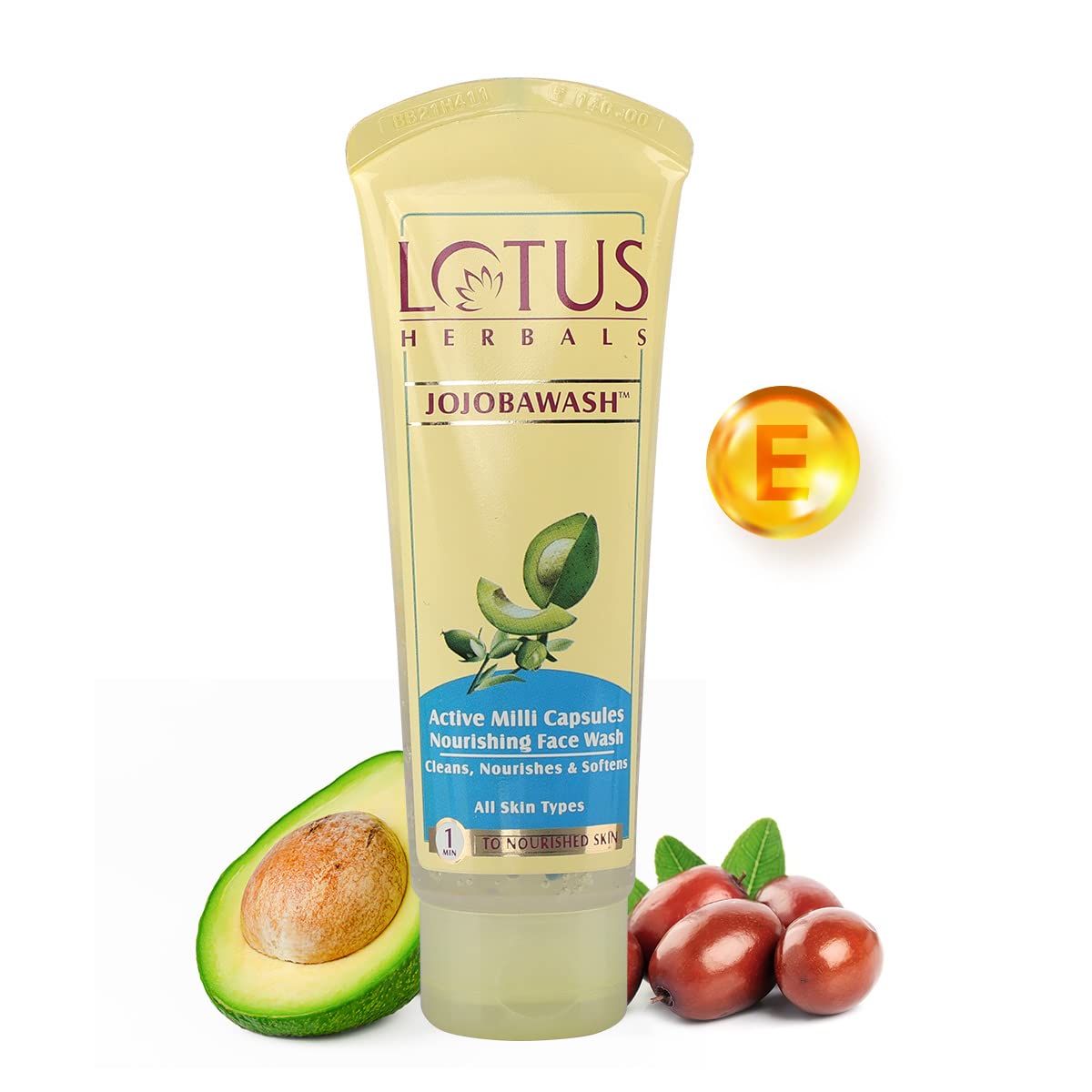 Lotus Herbals Jojobawash Nourishing Face Wash, face wash, capsule-infused gel