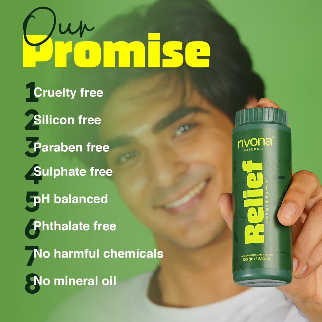 Rivona Anti Sweat Body Powder, freshness body care powder, sweat control skincare