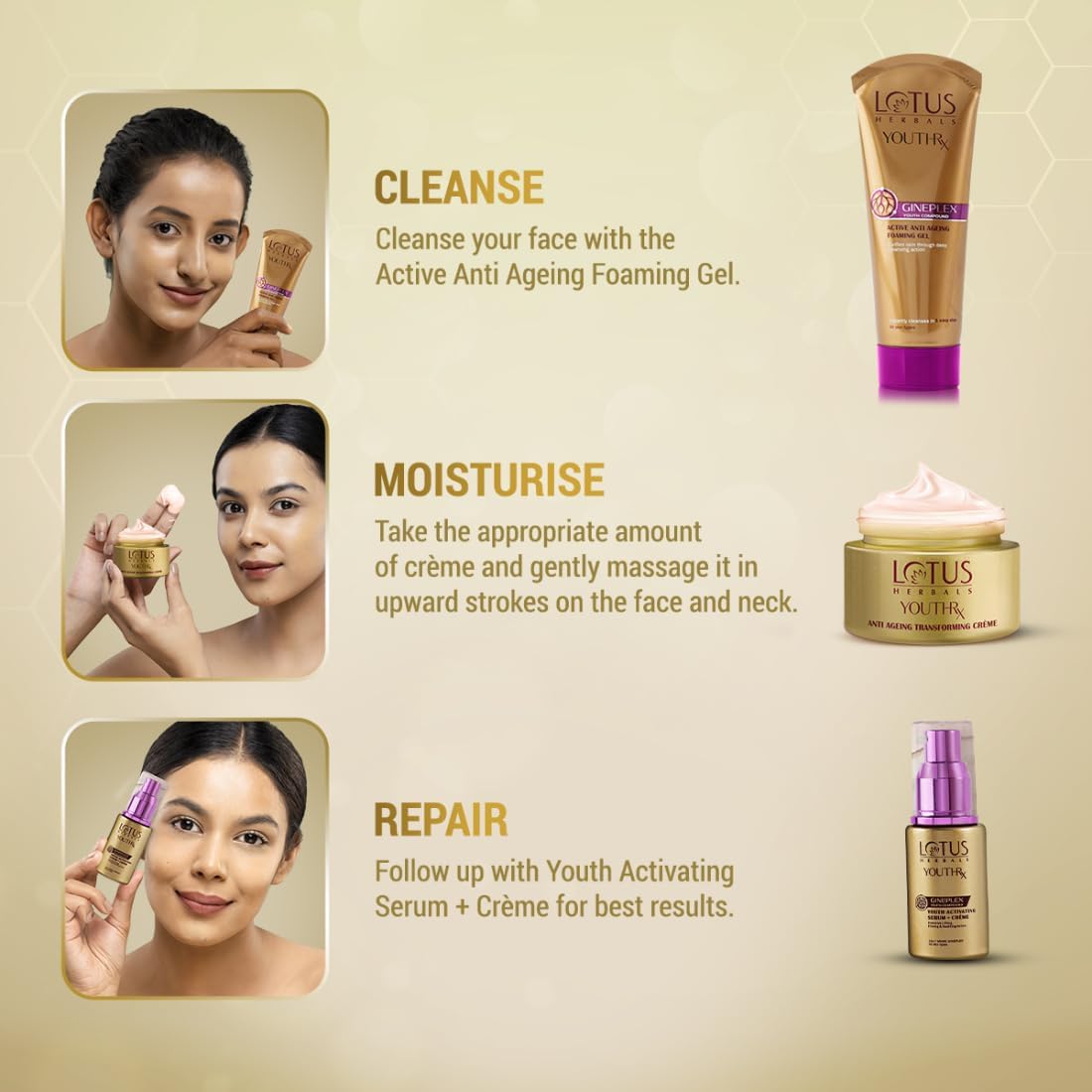 Lotus Herbals YouthRx Anti-Ageing Transforming Cream, face cream, SPF 25 PA+++