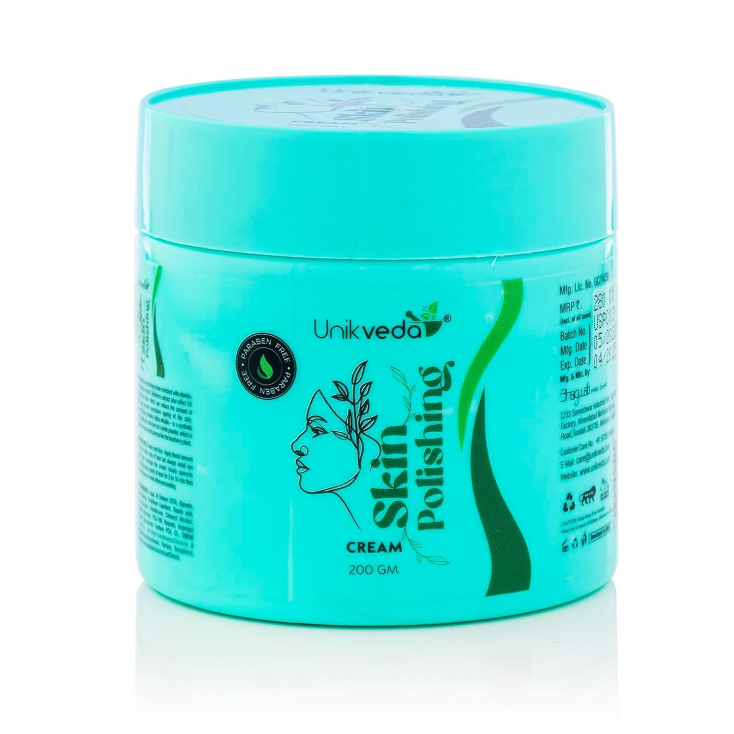 Unikveda Skin Polishing Cream, smooth finish facial cream, professional skincare, soft skin treatment