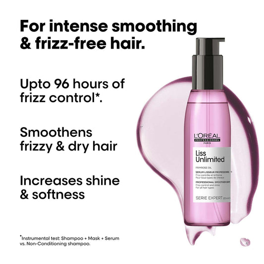 L’Oréal Professionnel Liss Unlimited Serum 125ml for smooth, frizz-free hair