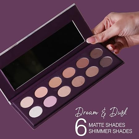 Lotus Make-Up Proedit Eye Primer Infused Eyeshadow Palette, eyeshadow palette, Dream & Dusk shades