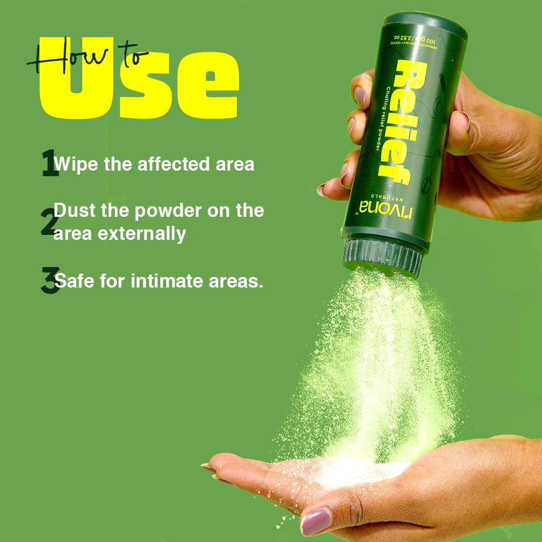 Rivona Anti Sweat Body Powder, freshness body care powder, sweat control skincare