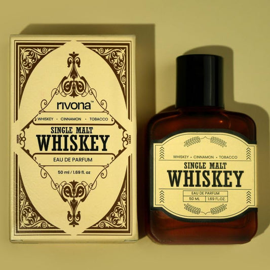 Rivona Single Malt Whiskey Perfume, smoky woody scent, premium fragrance, rivona perfume