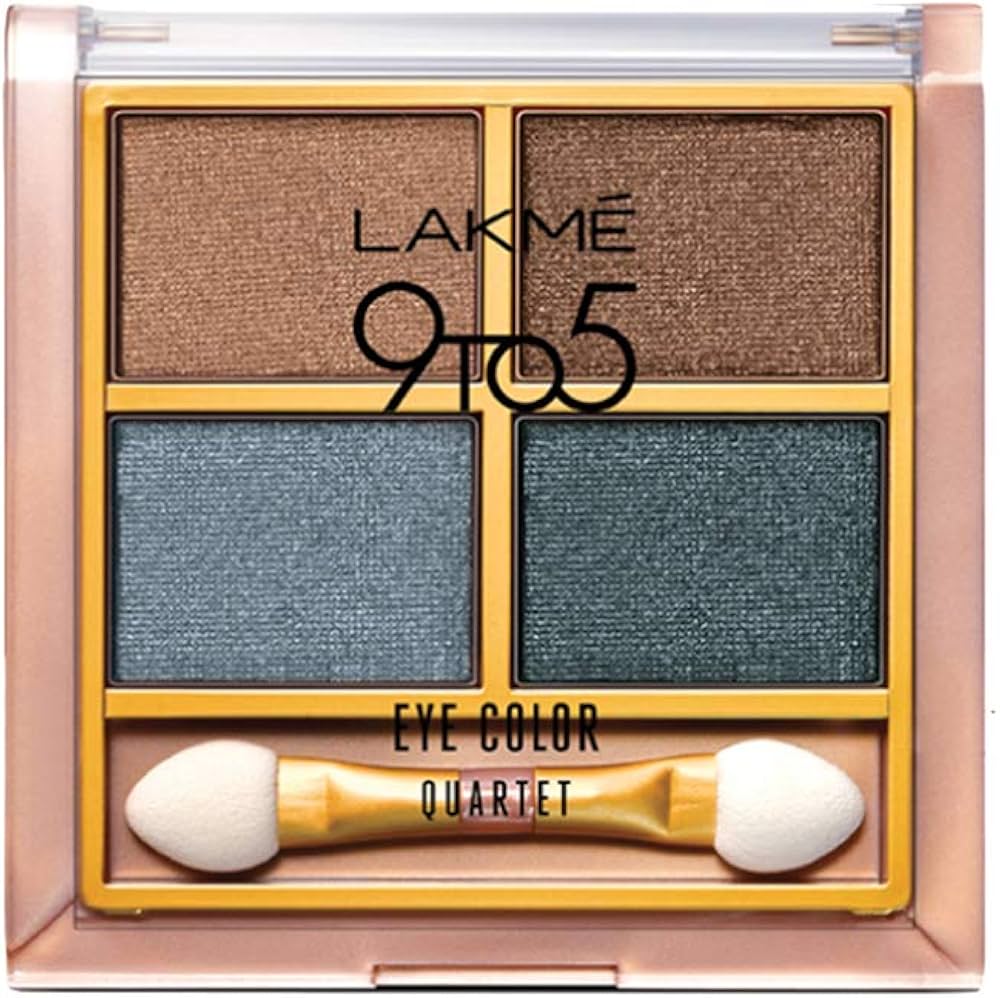 Lakme 9 to 5 Eye Color Quartet Eye Shadow Palette ï¿½ Smokey Glam|7 gms|MRP 675