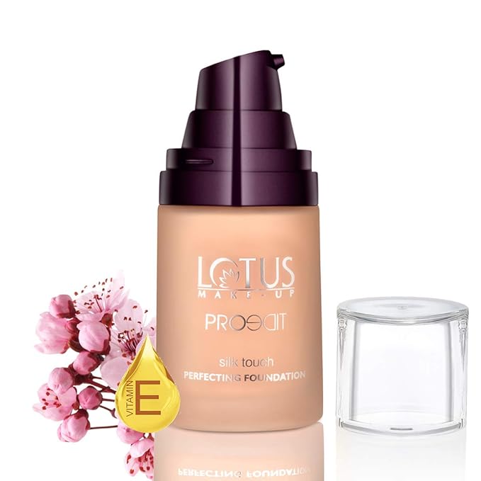 Lotus Make-Up Proedit Silk Touch Foundation, liquid foundation, Cocoa shade