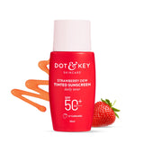 Dot & Key Strawberry Dew Tinted Sunscreen, caramel shade sun care