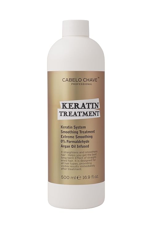 Cabelo Chave Keratin Treatment For Smooth & Shiny Hair 500ml