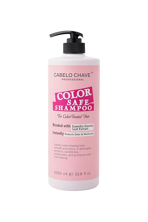 Cabelo Chave Color Safe Shampoo l Hydrating & Conditioning Care For Colored Hair 1000ml