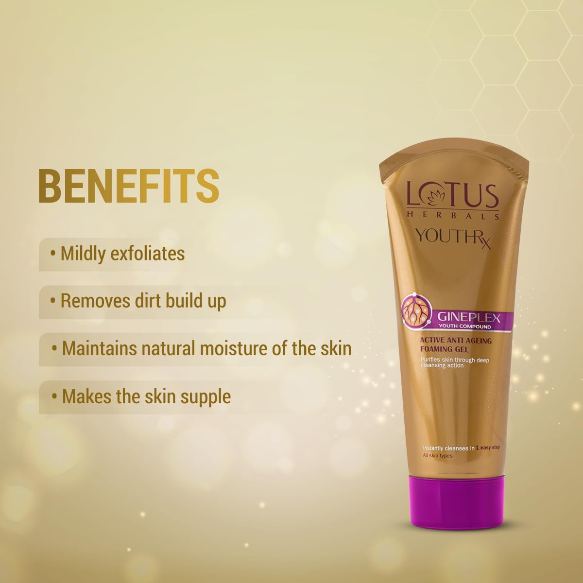 Lotus Herbals YouthRx Anti-Ageing Firming Face Masque, face masque, creamy texture