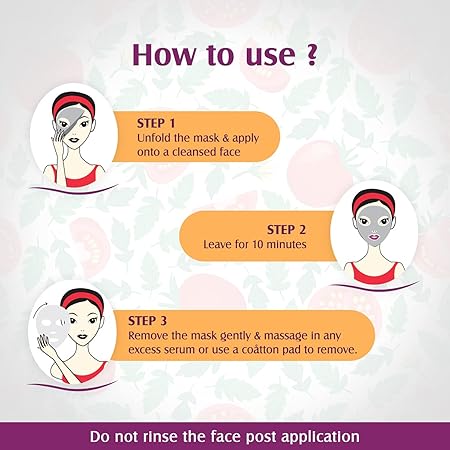 Lotus Herbals Safe Sun De-Tan Serum Sheet Mask, sheet mask, serum-soaked fabric