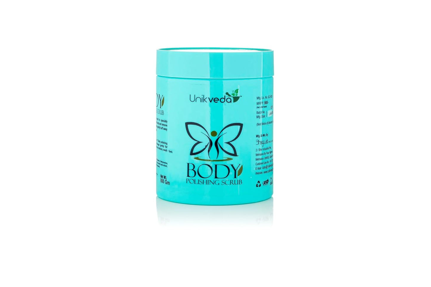 Unikveda Body Polishing Scrub, deep exfoliating body care, smooth skin treatment, professional salon scrub
