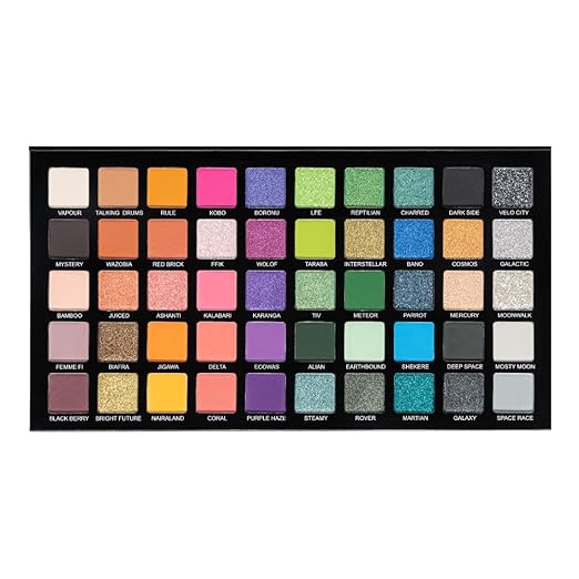 Daily Life Forever52 Color Me Out 50-color eyeshadow palette CMO001 with vibrant matte and shimmer shades