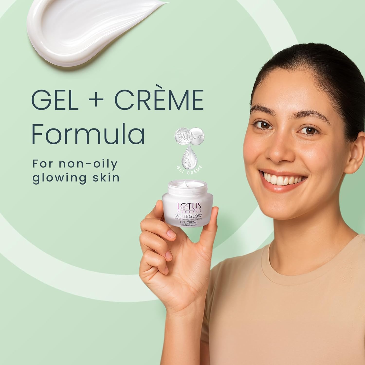 Lotus Herbals WhiteGlow Skin Brightening Gel Creme, gel creme, SPF 25 PA+++