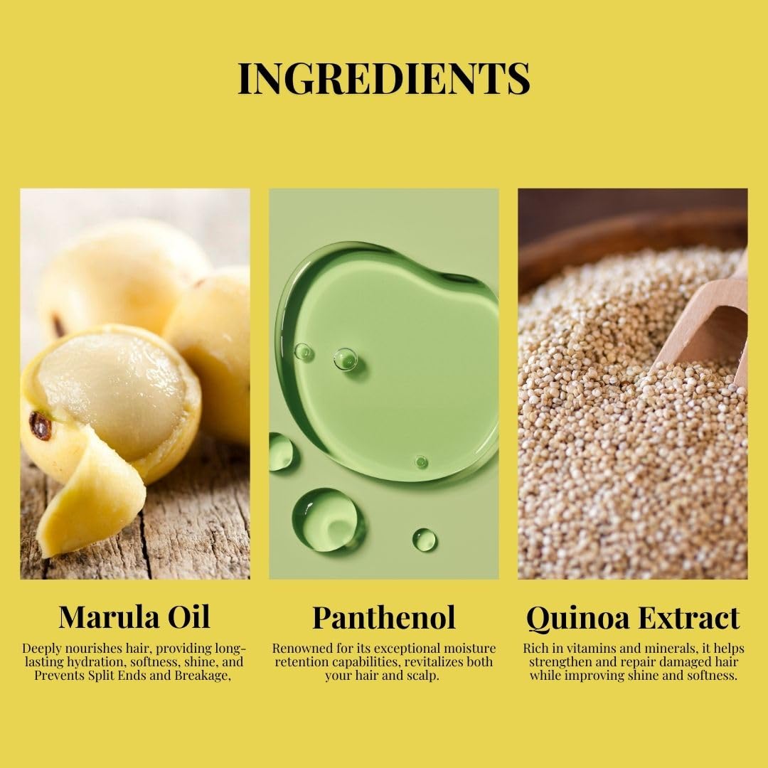 Cabelo Chave Marula Oil Conditioner For Deep Nourishment, Frizz Control & Shiny Hair 300ml