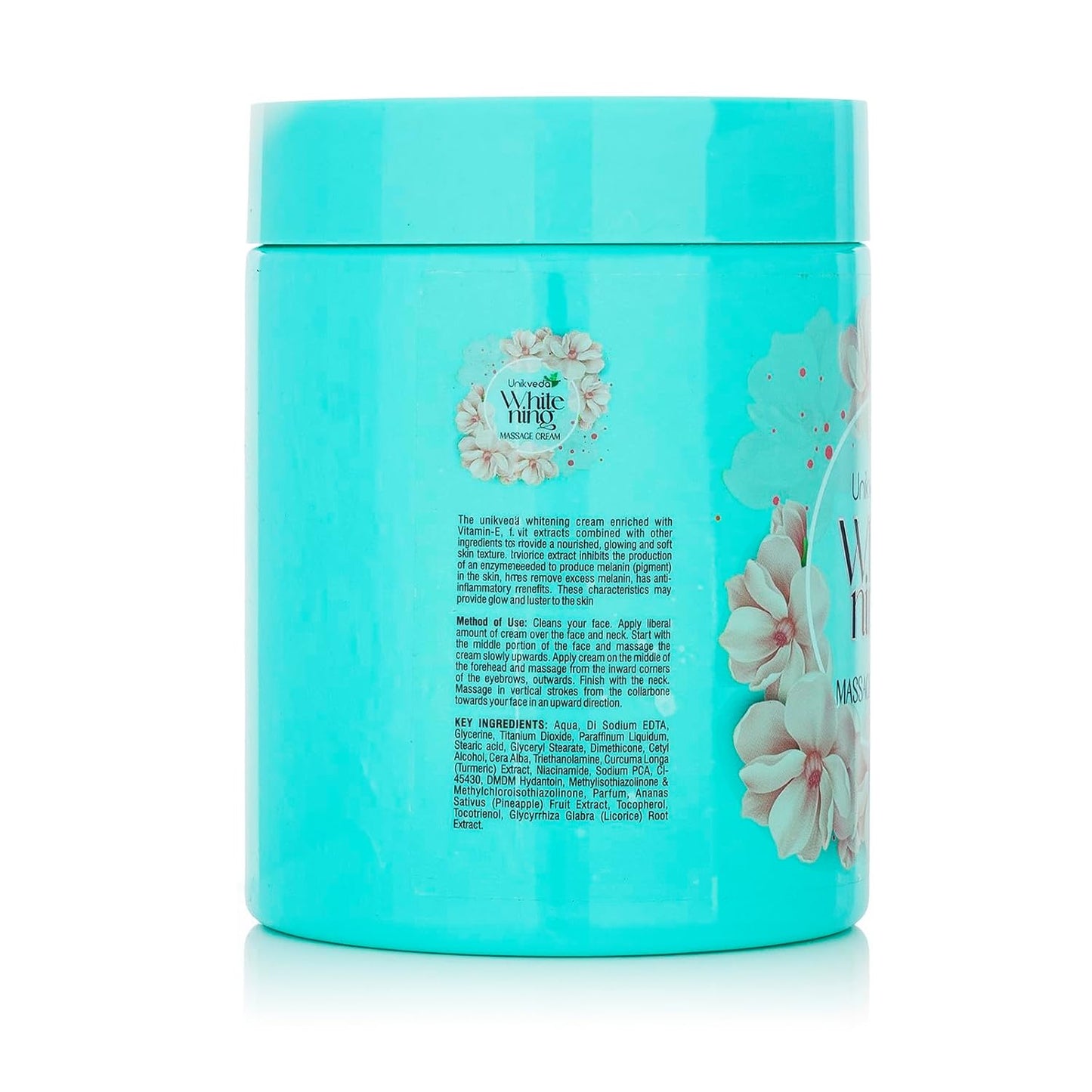 Unikveda Whitening Massage Cream, brightening massage cream, vitamin e enriched cream, professional facial
