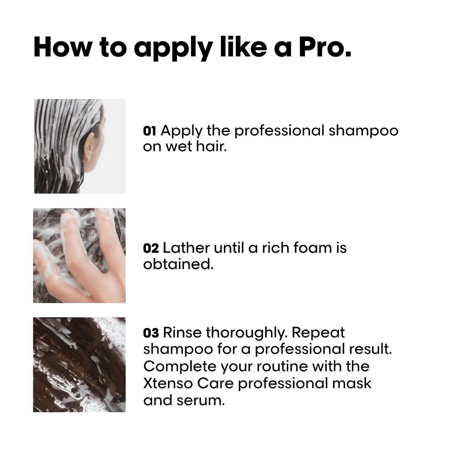 L’Oréal Professionnel Xtenso Care Shampoo 300ml for straight hair