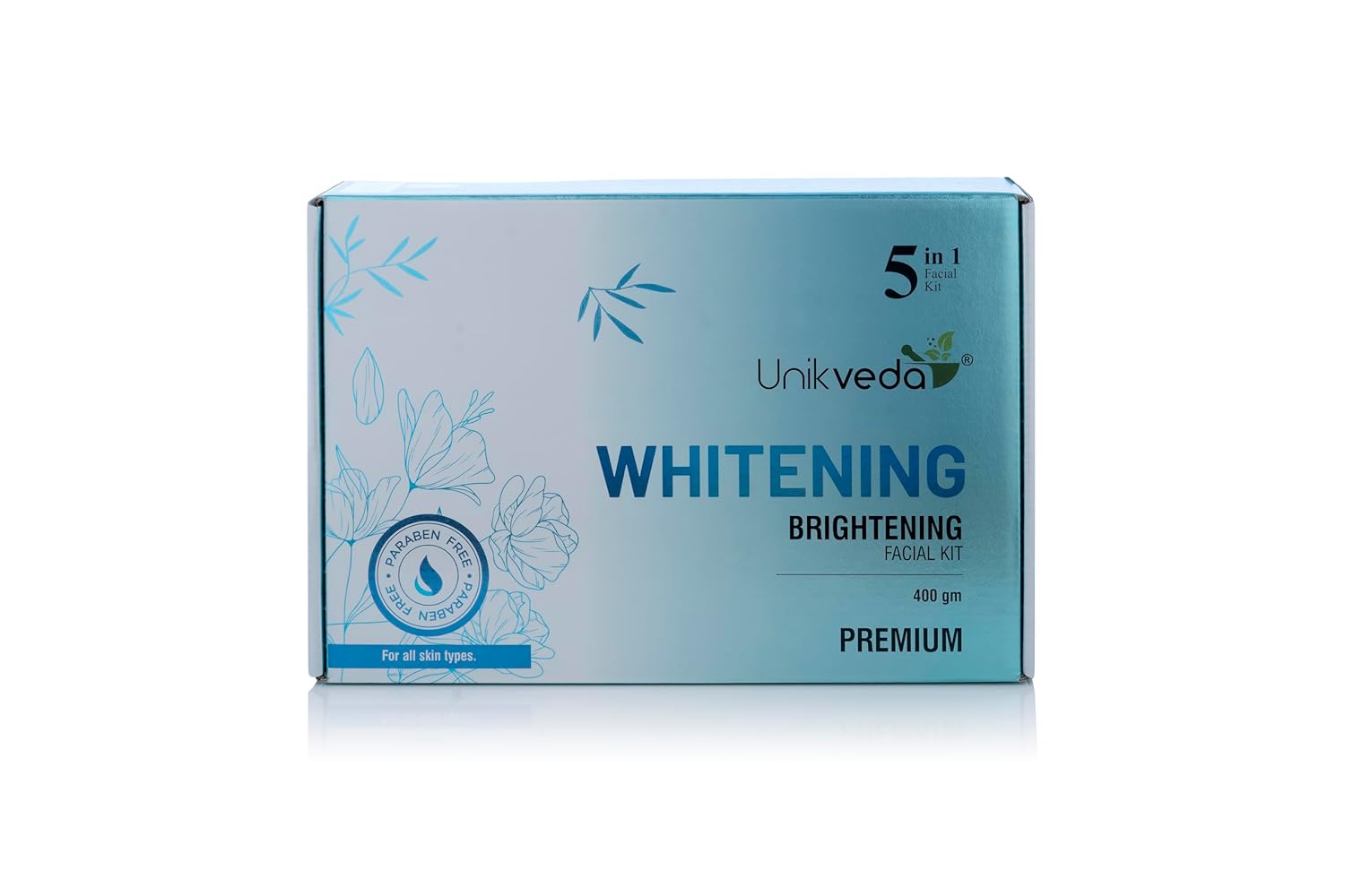 Unikveda Whitening Facial Kit, brightening facial system, even tone skin care, professional facial, salon use