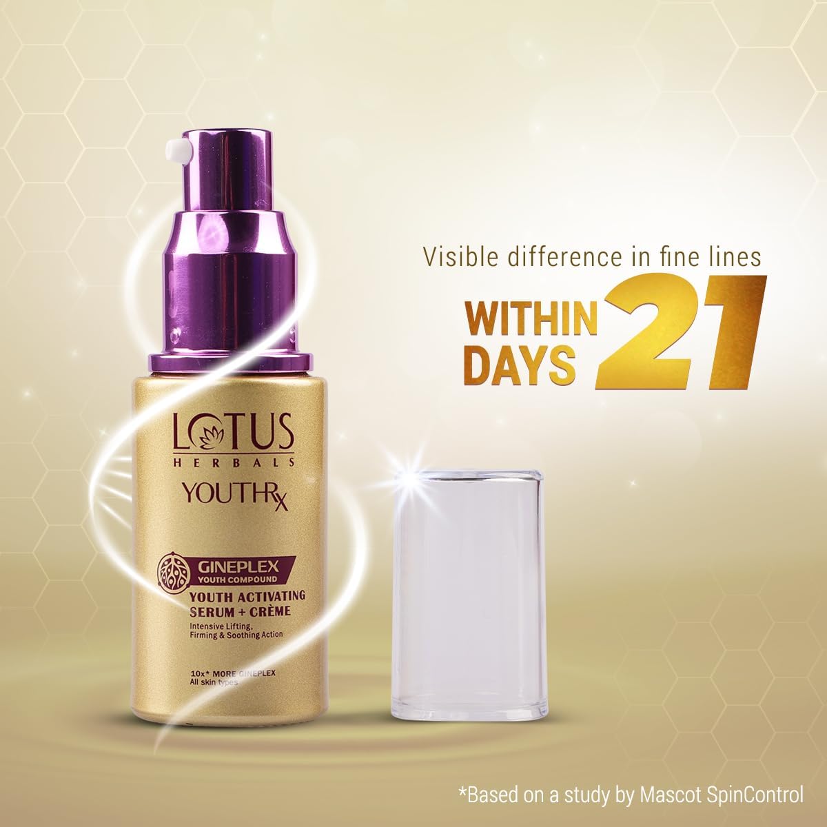 Lotus Herbals YouthRx Youth Activating Serum + Cream, skincare duo, serum and cream