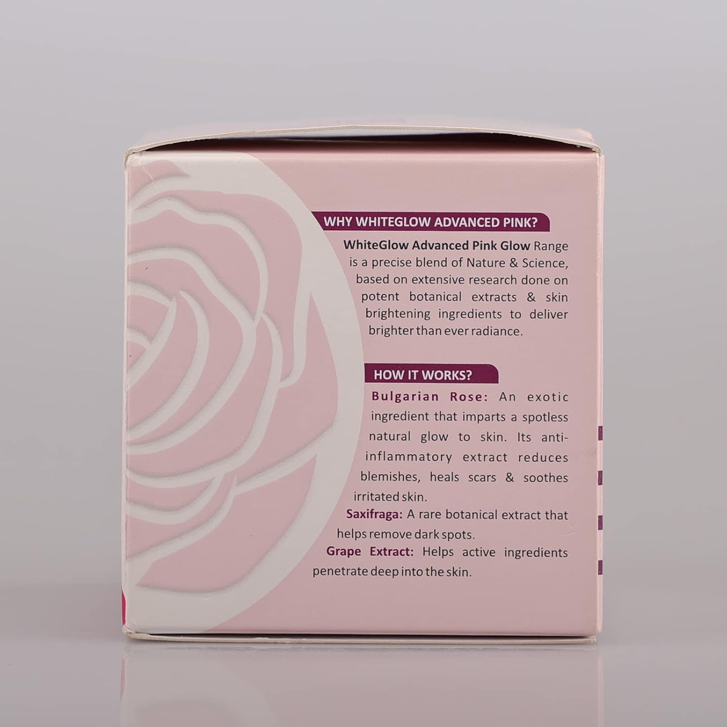 Lotus Herbals Whiteglow Advanced Pink Glow Night Cream, night cream, pink glow cream texture
