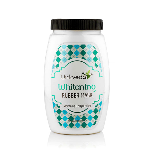 Unikveda Whitening Rubber Face Mask, professional rubber mask, skin conditioning care, salon facial mask