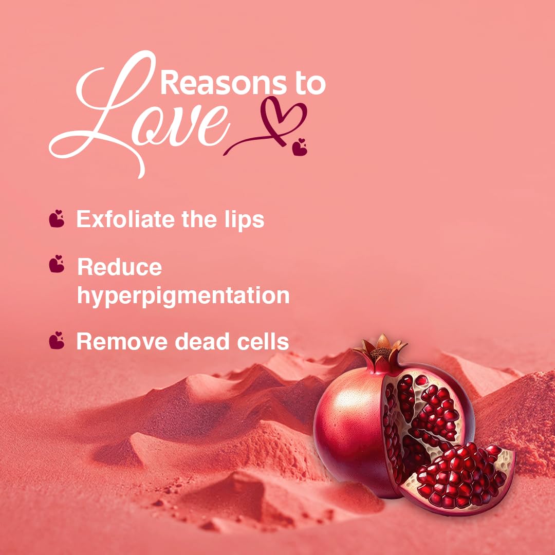 Rivona Strawberry Lip Scrub, gentle lip exfoliator, smooth lips care, natural lip scrub