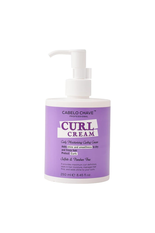 Cabelo Chave Moisturizing Curl Cream For Soft & Shiny 250ml
