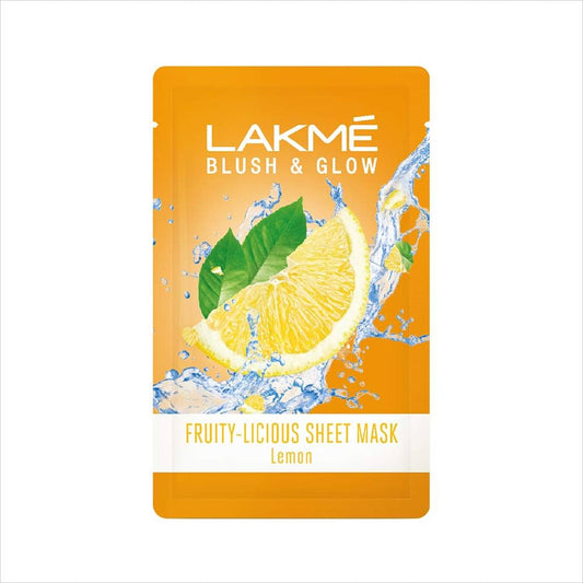 Lakme Blush & Glow Lemon Sheet Mask|20 ml|MRP 100