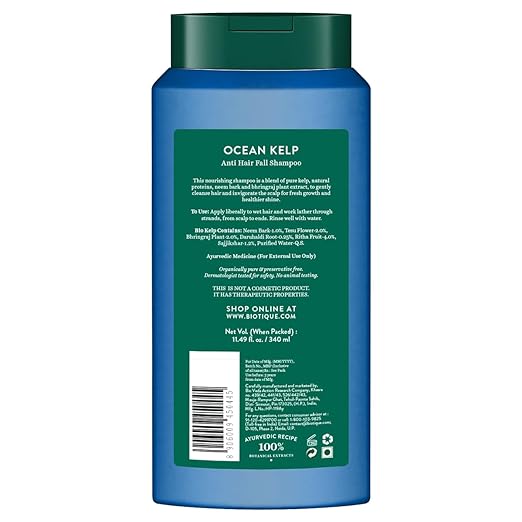 Biotique Advanced Ayurveda Ocean Kelp Anti Hair Fall Shampoo 120ml
