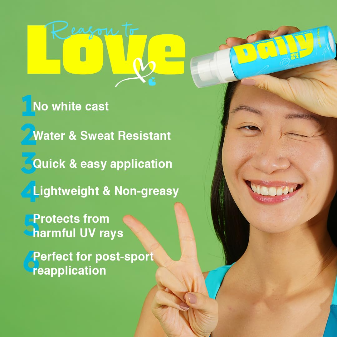 Rivona Body Sunscreen Spray SPF 50, daily sun protection, lightweight body sunscreen