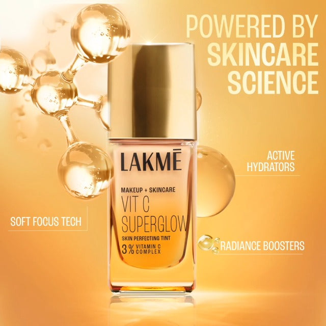 Lakme Vitamin C Superglow Skin Perfecting Tint ï¿½ N200 Neutral Nude|25 ml|MRP 399