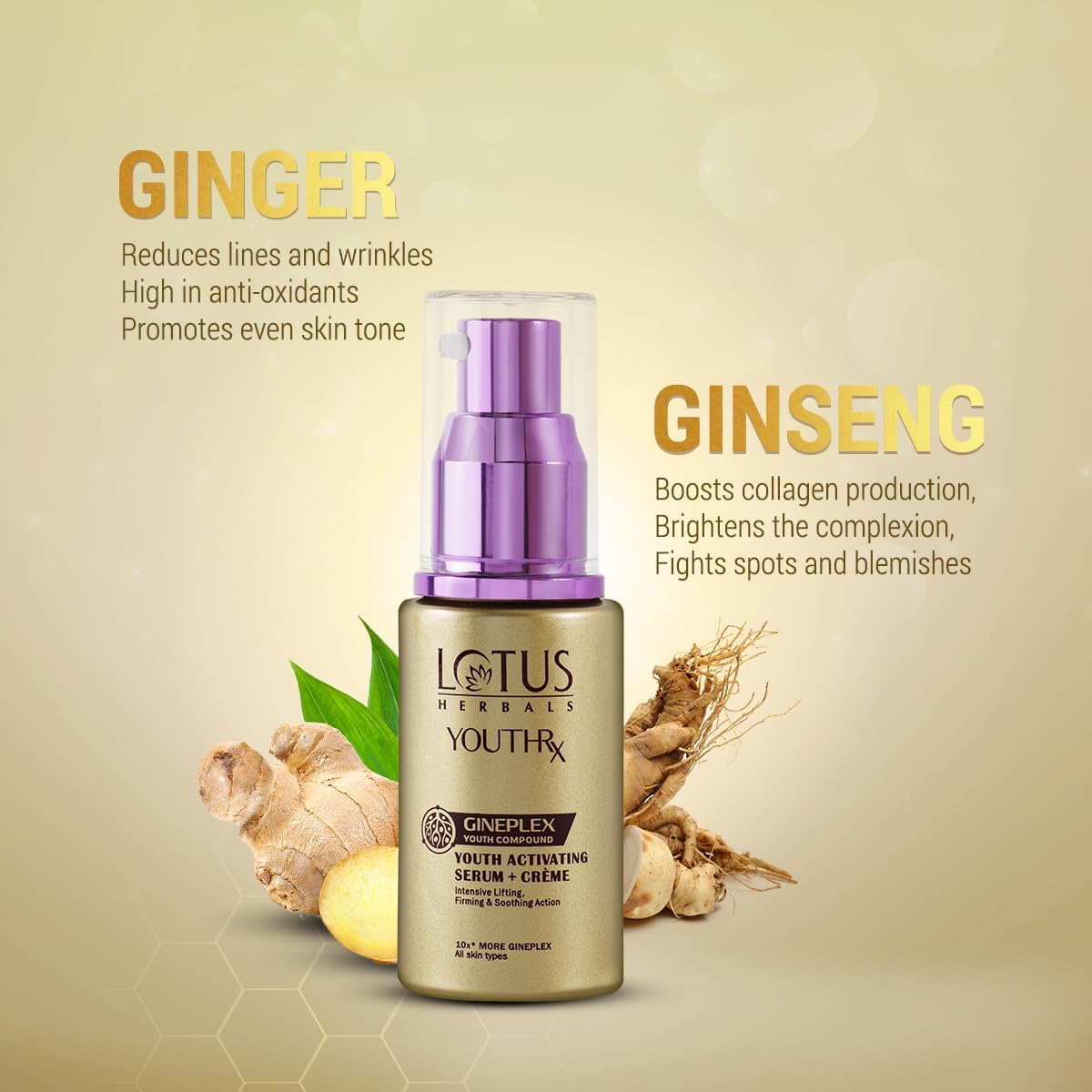 Lotus Herbals YouthRx Youth Activating Serum + Cream, skincare duo, serum and cream