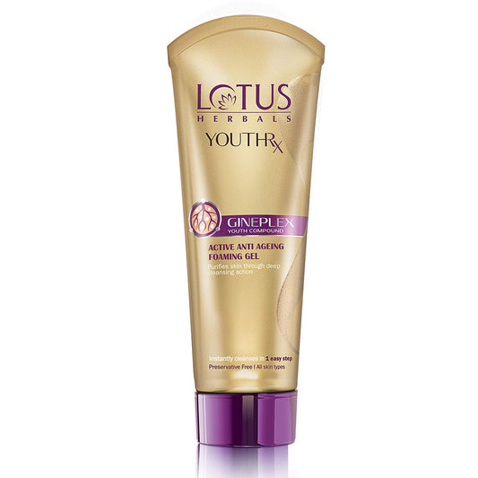 Lotus Herbals YouthRx Active Anti Ageing Foaming Gel, face cleanser, foaming gel