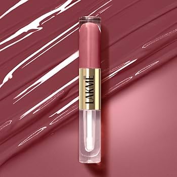 Lakme 9 to 5 Matte to Glass 2-in-1 Liquid Lipstick ï¿½ Cocoa|7.6 ml|MRP 650