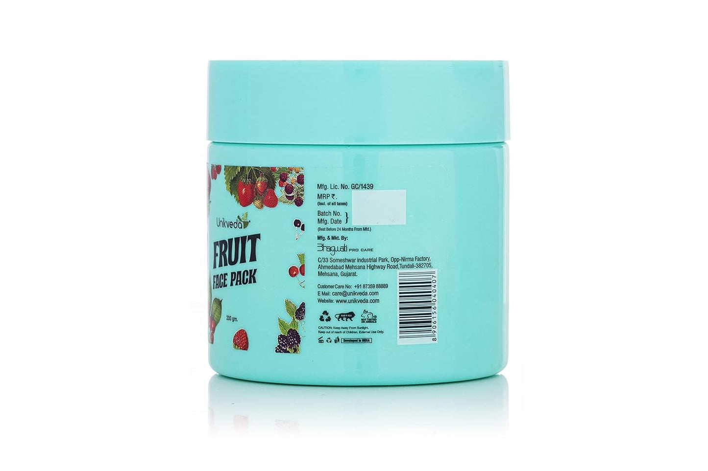 Unikveda Fruit Face Pack, fruit extract face pack, smooth skin care