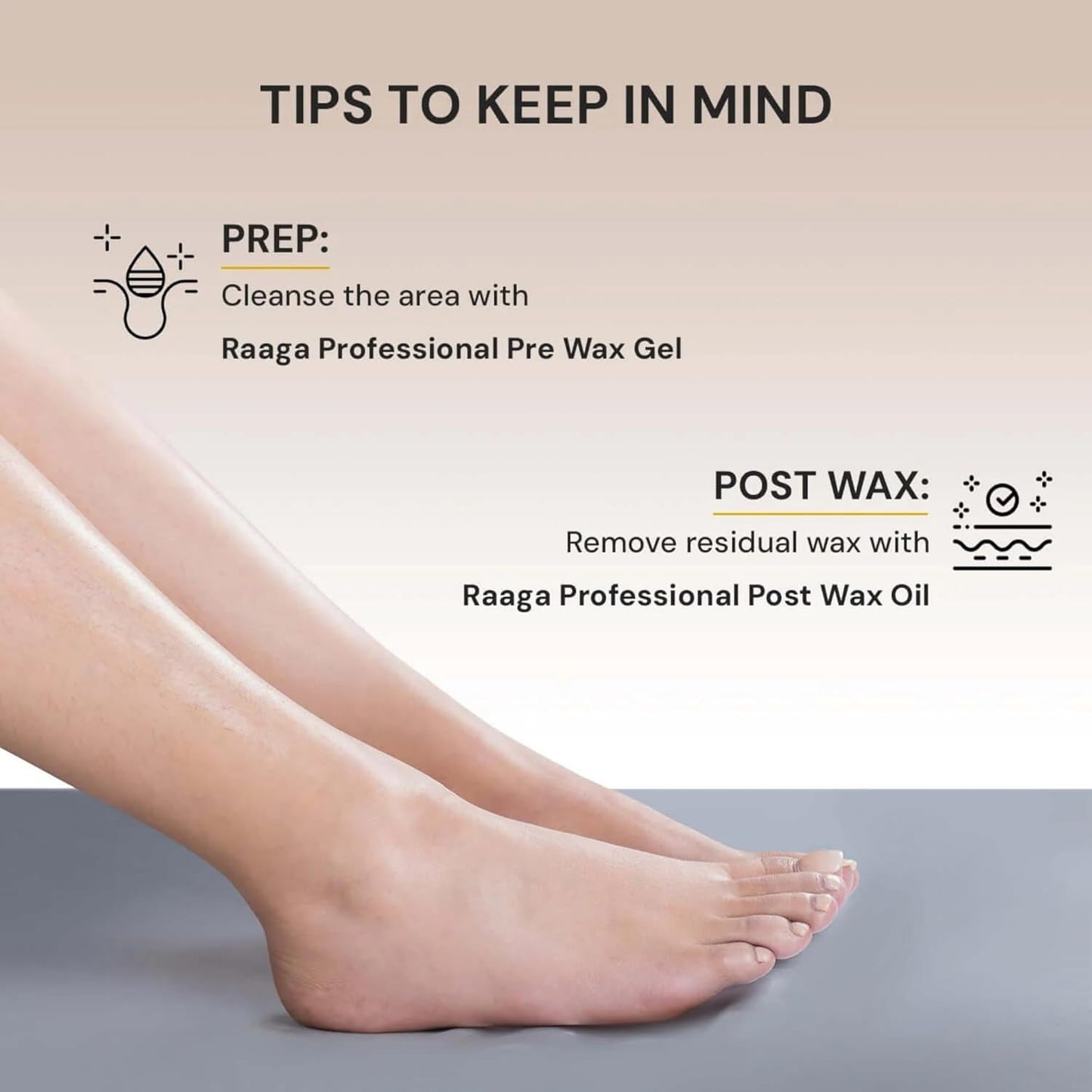 Raaga White Chocolate Wax 800ml for smooth professional hair removal