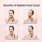 Lotus Herbals Radiant Pearl Cellular Facial Kit, facial kit, pearl-based