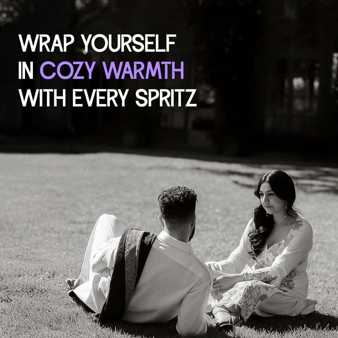 Rivona Vanilla Oud Body Mist, warm woody fragrance mist, long lasting body mist, rivona perfume