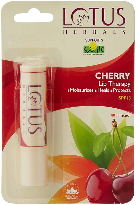 Lotus Herbals Lip Therapy Lip Balm, lip balm, Cherry variant