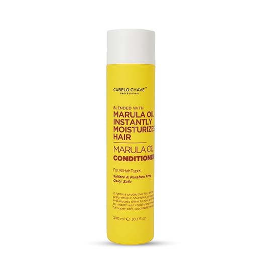 Cabelo Chave Marula Oil Conditioner For Deep Nourishment, Frizz Control & Shiny Hair 300ml