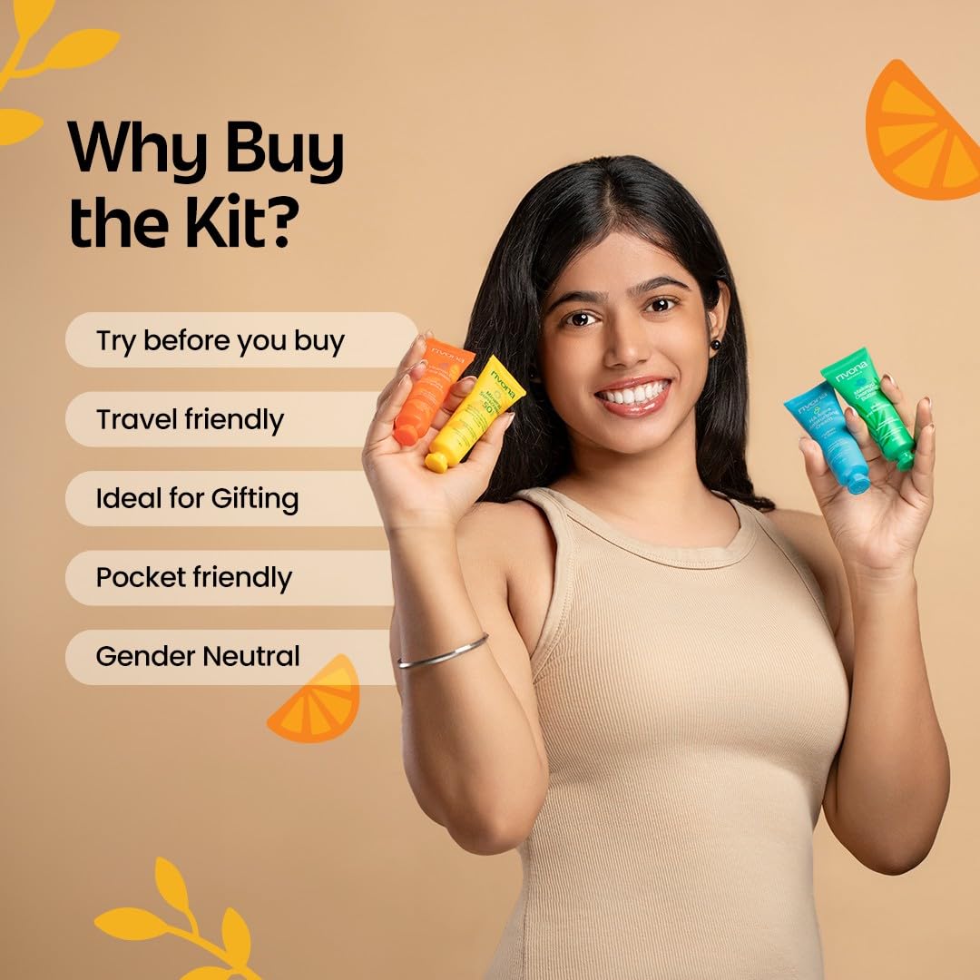 Rivona Skincare Travel Kit, travel size skincare, daily skin essentials, rivona kit