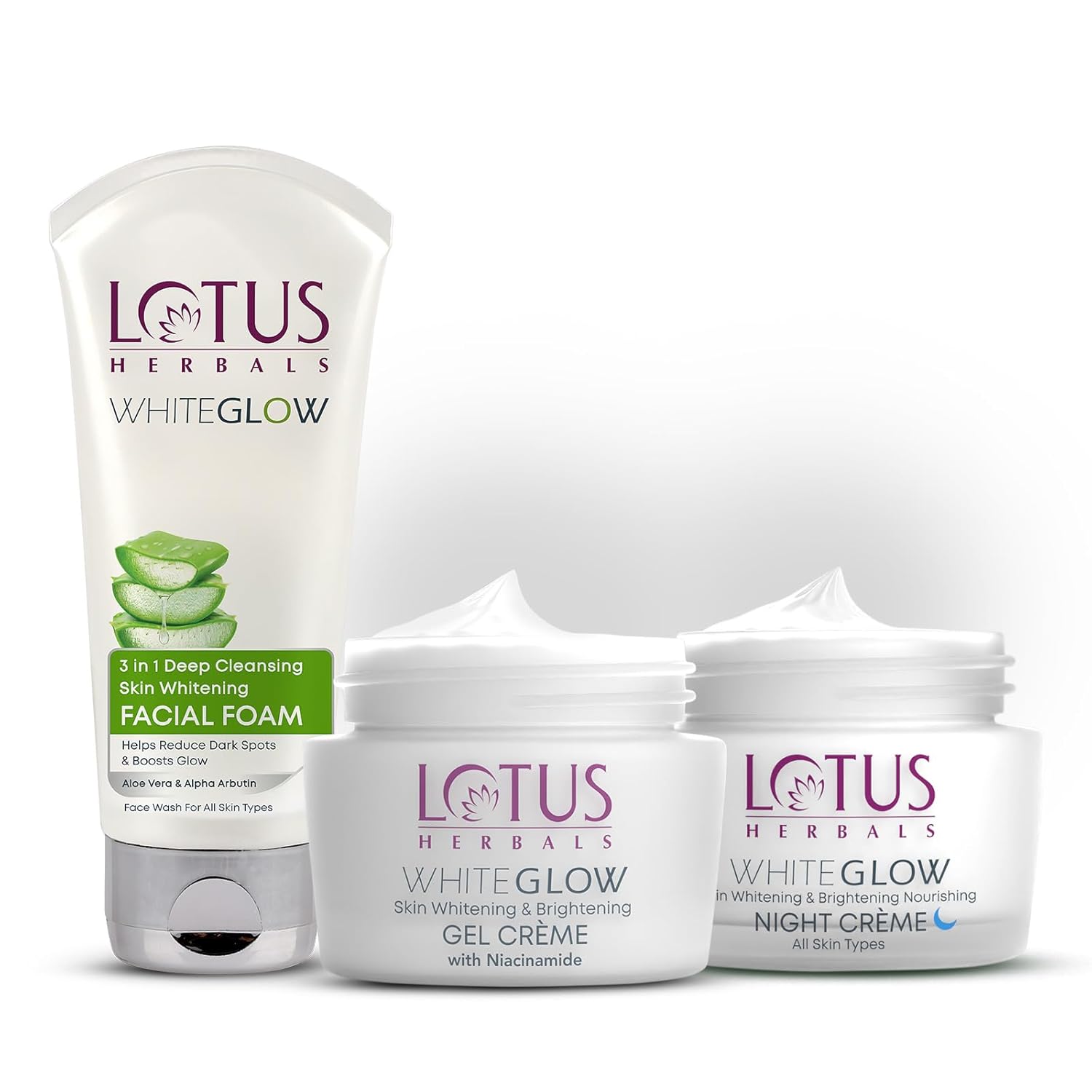 Lotus Herbals WhiteGlow Day and Night Pack, skincare kit, dual cream set