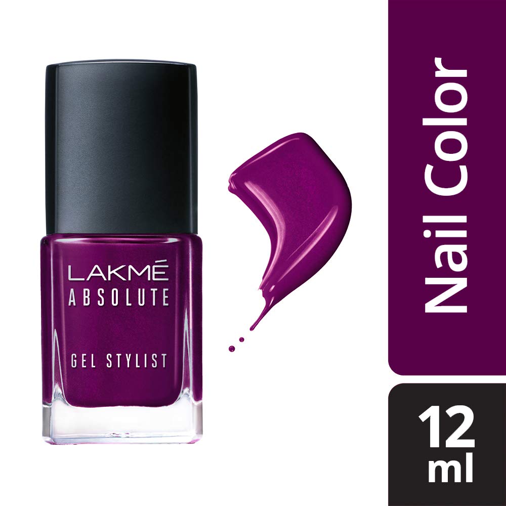 Lakme Absolute Gel Stylist Nail Color ï¿½ Poison|12 ml|MRP 350