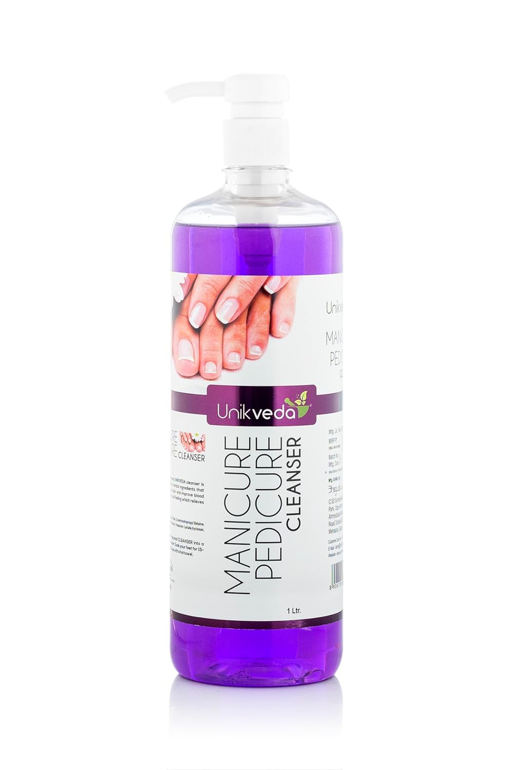 Unikveda Lavender Mani Pedi Cleanser, lavender extract cleanser, spa care