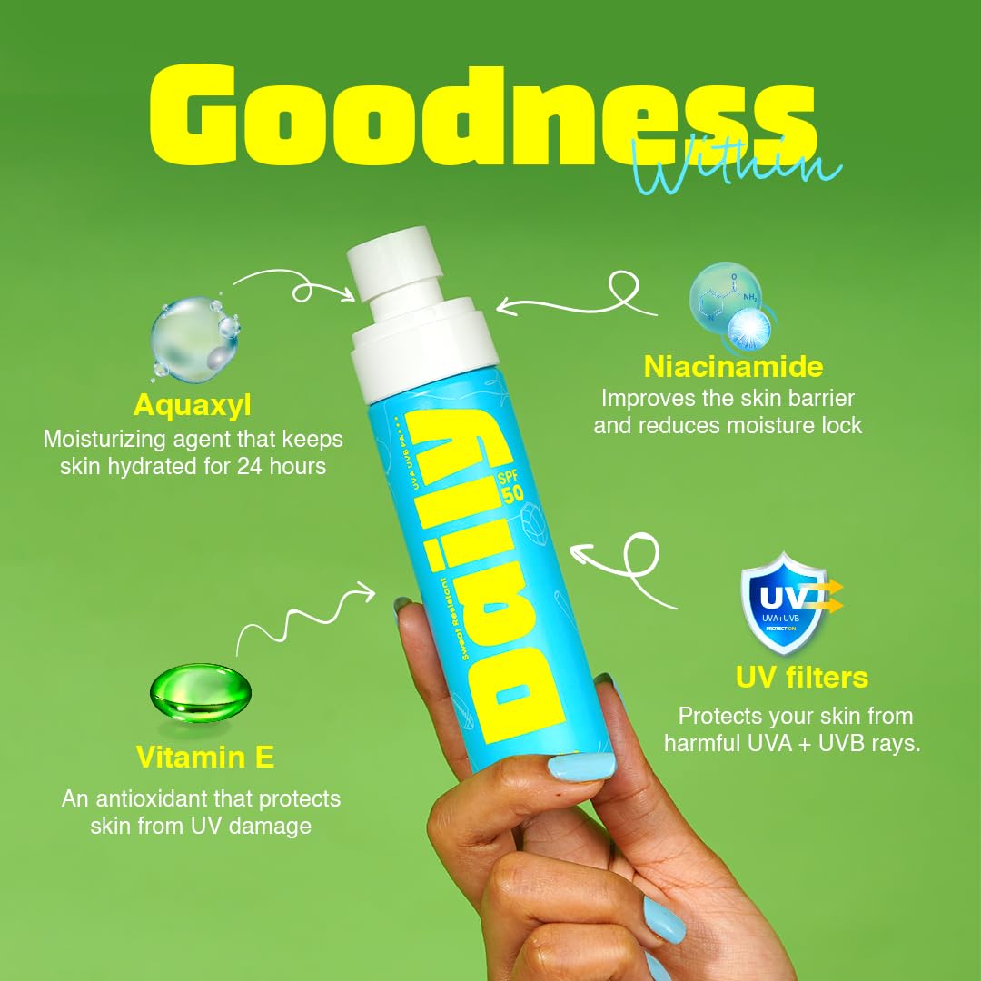 Rivona Body Sunscreen Spray SPF 50, daily sun protection, lightweight body sunscreen