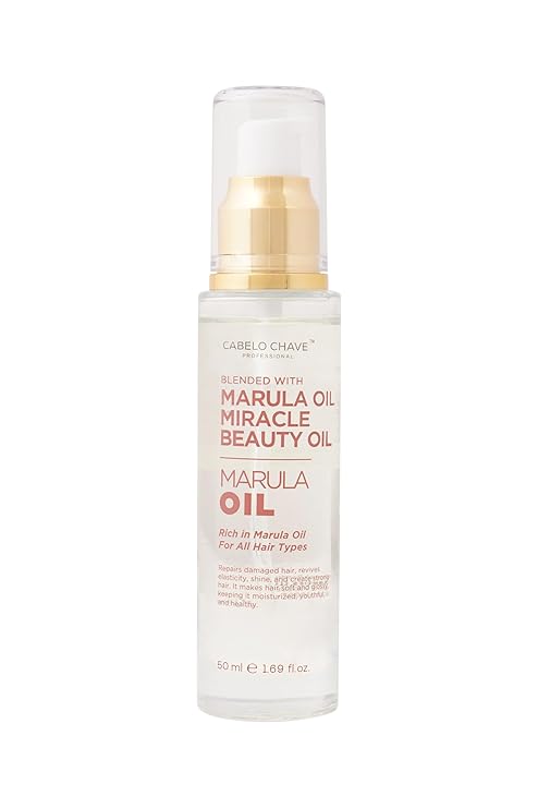 Cabelo Chave Marula Hair Oil  Sulfate-Free For Hydrating & Healthy Hair 50ml