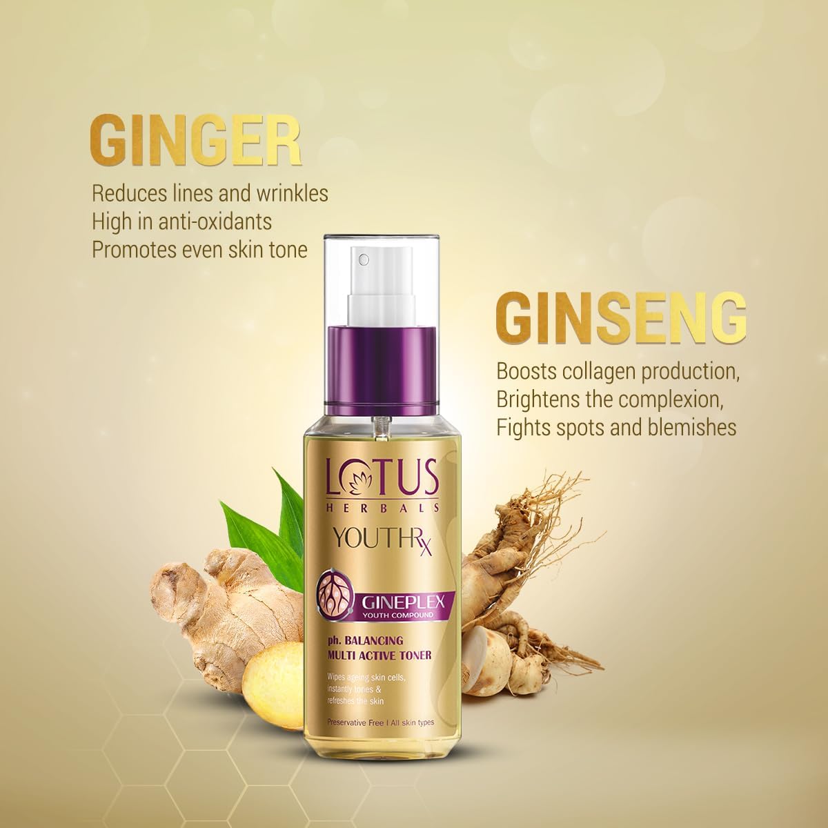 Lotus Herbals YouthRx pH Balancing Multi Active Toner, face toner, clear liquid
