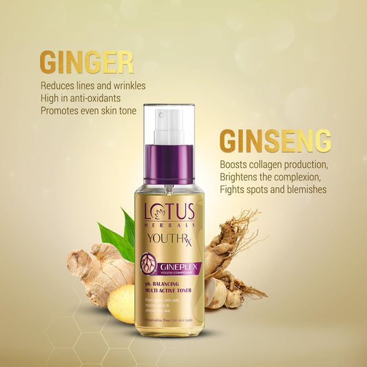 Lotus Herbals YouthRx pH Balancing Multi Active Toner, face toner, clear liquid