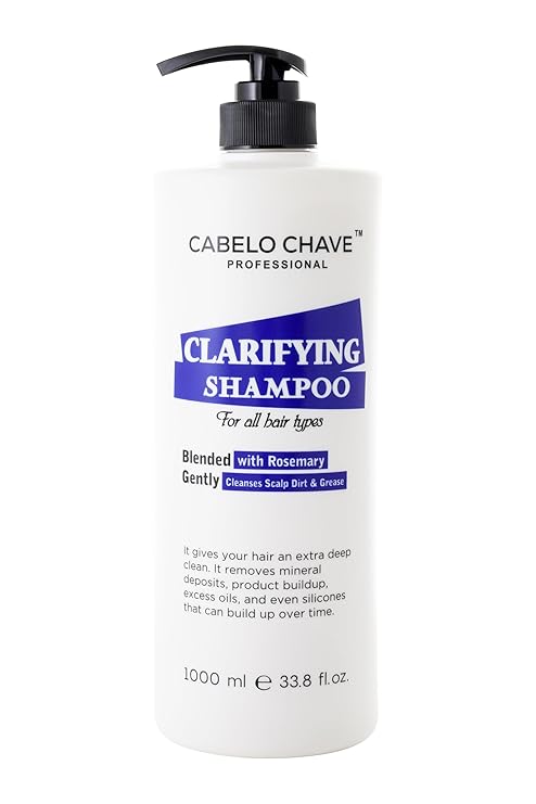 Cabelo Chave Clarifying  Rosemary Deep Cleansing Shampoo 1000ml